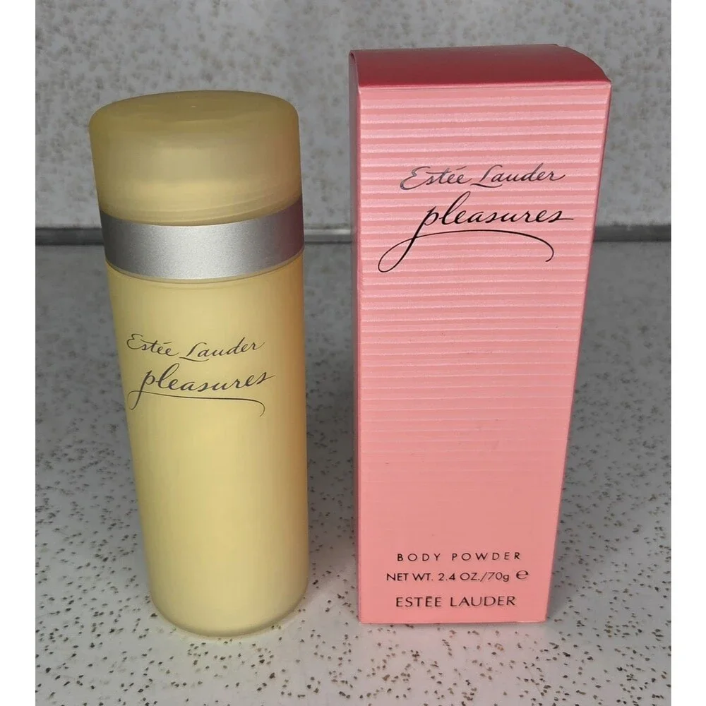 Pleasures by Estee Lauder BODY POWDER 2.4 oz / 70 g New in Box RARE